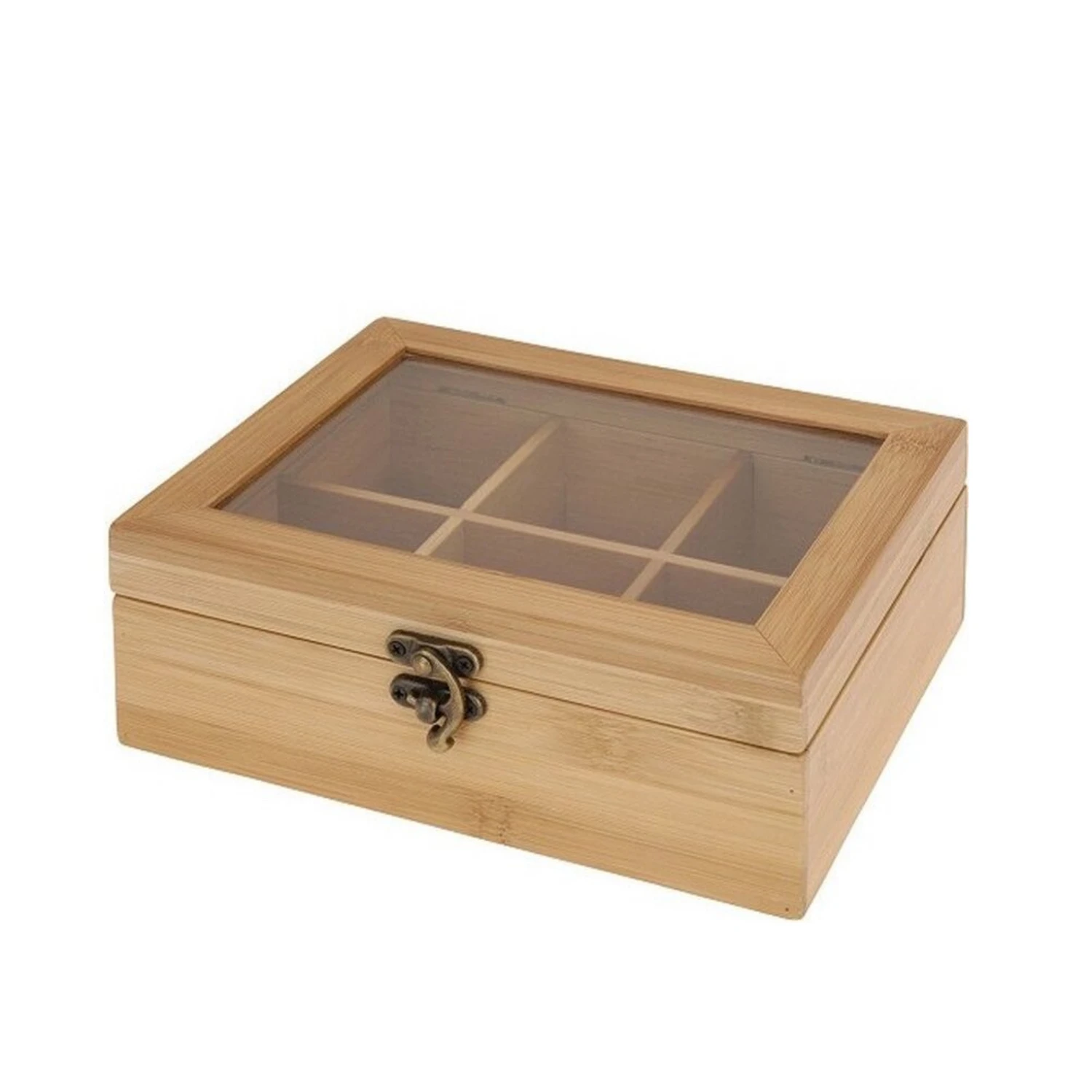 Excellent Houseware Theedoos 6 Vaks 3 Excellent Houseware Theedoos 6 Vaks