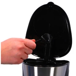 Inventum Koffiezetter 1.25l Zwart/rvs 10 Kopjes -Philips Verkoop 101 0855 4 1