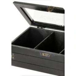 Excellent Houseware Theedoos Hout Met 3 Vakken -Philips Verkoop 101 1395 4 1