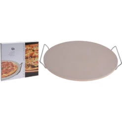 Excellent Houseware Pizzasteen Met Houder Ø33 Cm -Philips Verkoop 101 1750 2 1