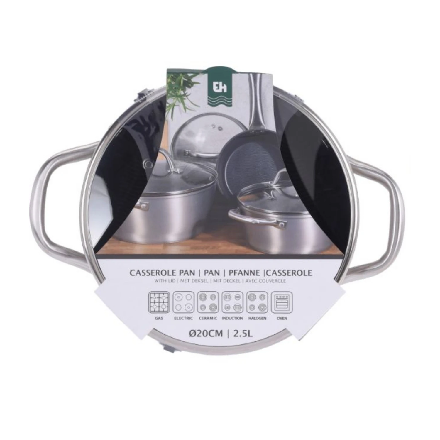 Excellent Houseware Kookpan Ø20 Cm 4 Excellent Houseware Kookpan Ø20 Cm - Afbeelding 2