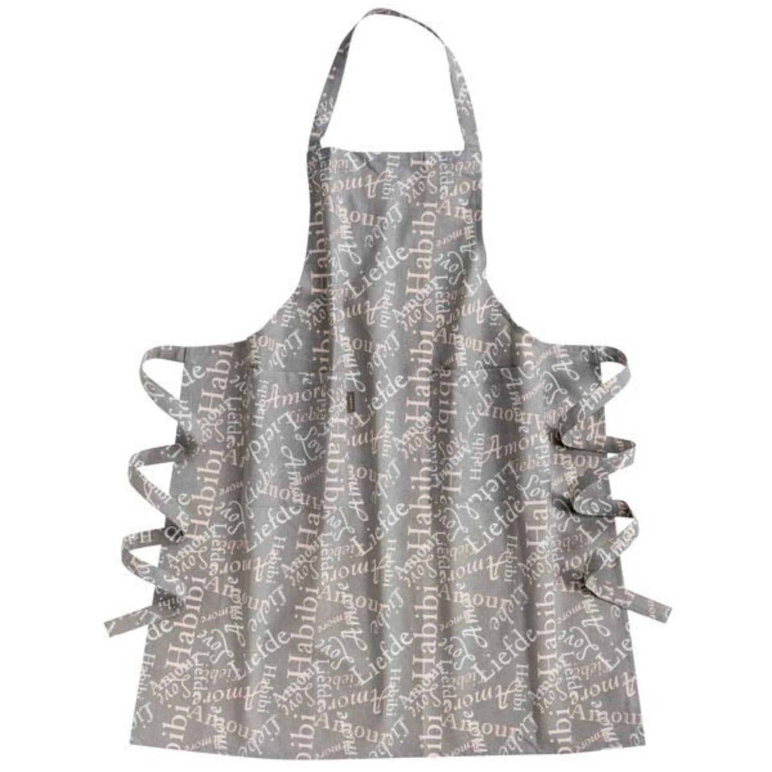 Schort Grijs + Tekst 3 Schort Grijs + Tekst