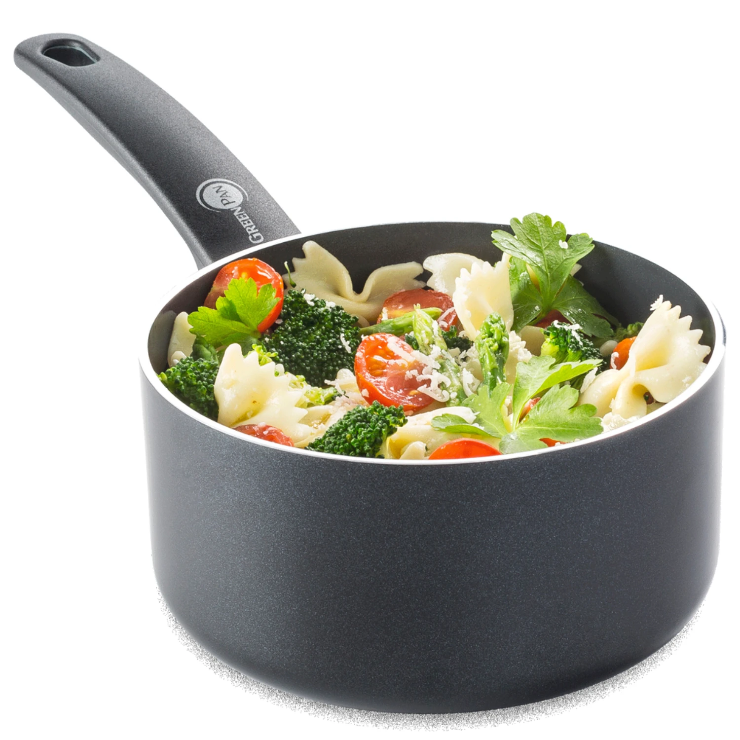 GreenPan Cambridge Black Steelpan Ø16 Cm 4 GreenPan Cambridge Black Steelpan Ø16 Cm - Afbeelding 2