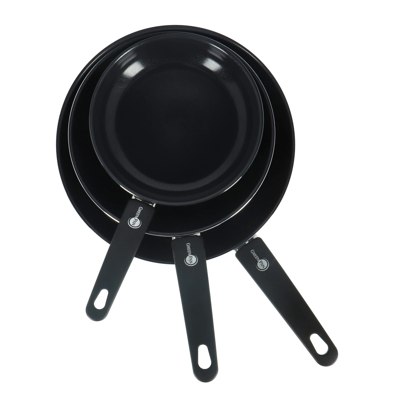Greenpan Cambridge Black Koekenpan Set 3 Stuks20 Cm, 24 Cm En 28 Cm 4 Greenpan Cambridge Black Koekenpan Set 3 Stuks20 Cm, 24 Cm En 28 Cm - Afbeelding 2