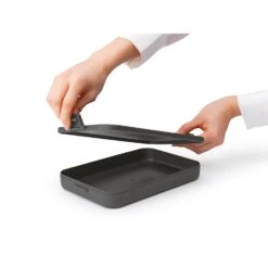 Brabantia Make & Take Lunchbox Plat Donkergrijs -Philips Verkoop 102 2704 4 1