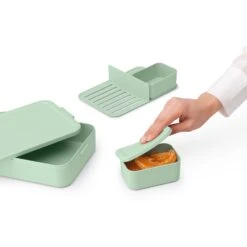 Brabantia Make & Take Bento Lunchbox Groot Jade Groen 12 Brabantia Make & Take Bento Lunchbox Groot Jade Groen -Philips Verkoop 102 3527 5 1