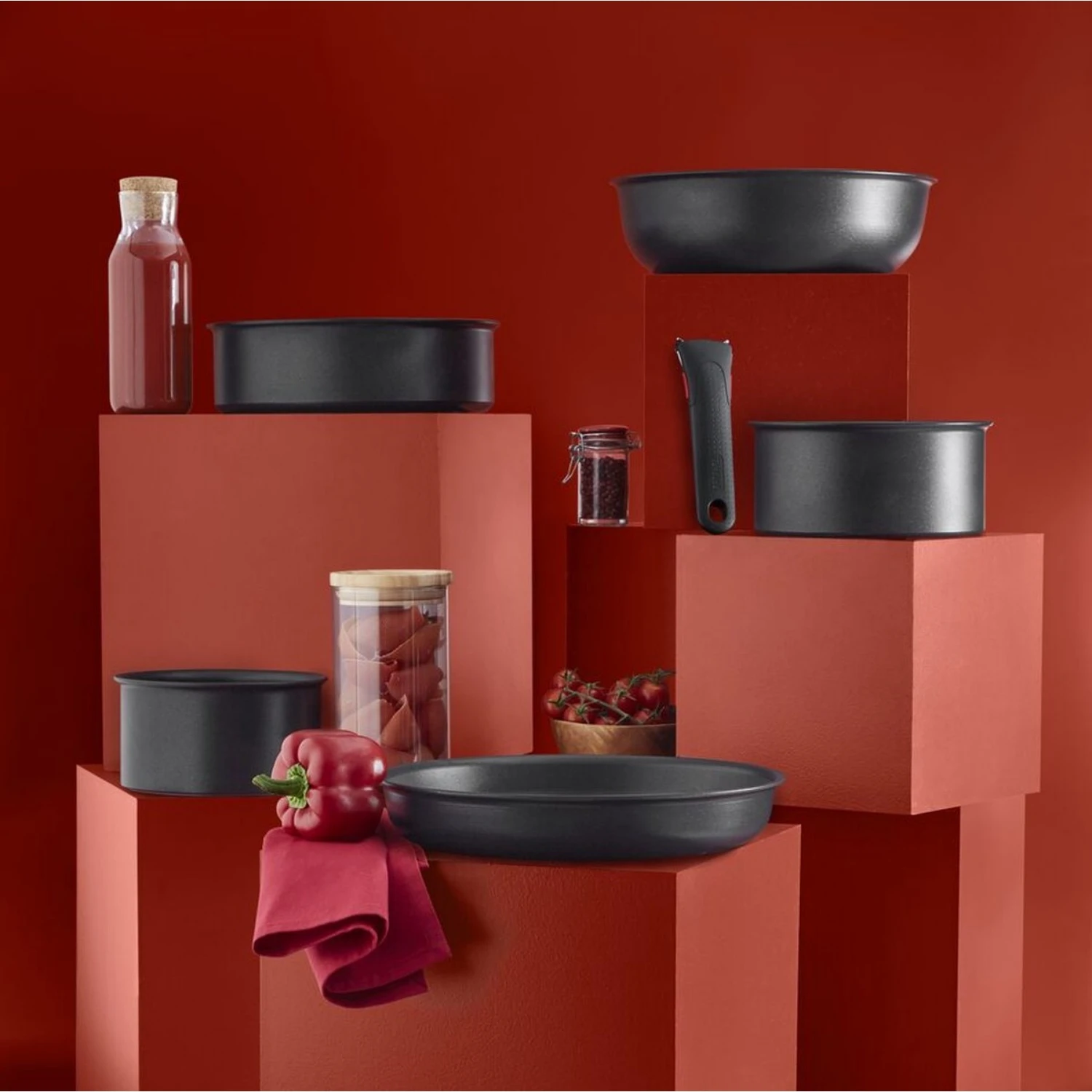 Tefal Set 3-delig (koekenpan 24/28 + Handgreep) 9 Tefal Set 3-delig (koekenpan 24/28 + Handgreep) - Afbeelding 7