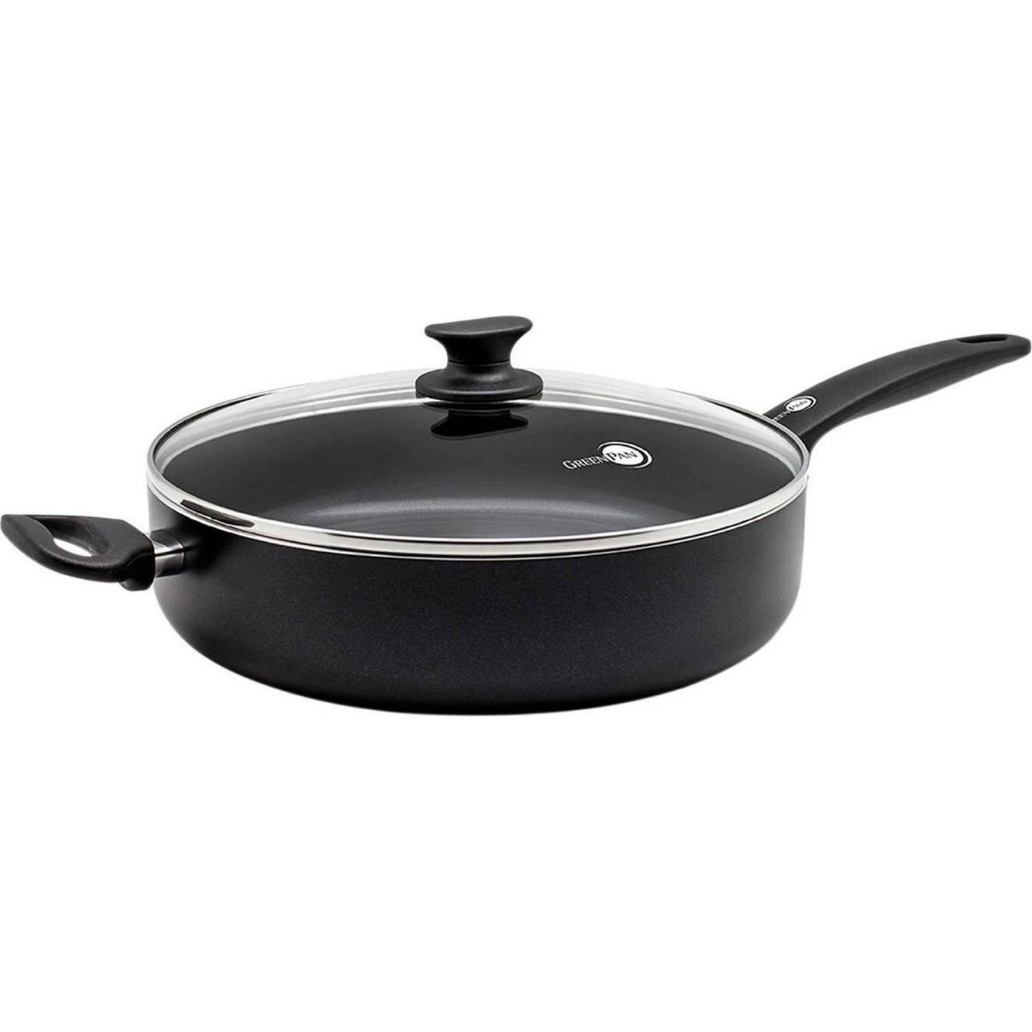 GreenPan Cambridge Black Hapjespan Met Deksel Ø28 Cm 3 GreenPan Cambridge Black Hapjespan Met Deksel Ø28 Cm
