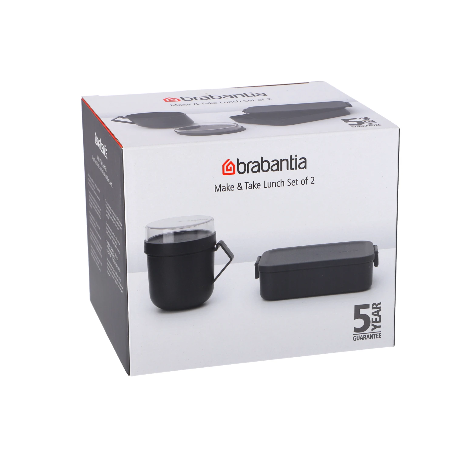 Brabantia Make En Take Lunchset 2 Delig Dark Grey 3 Brabantia Make En Take Lunchset 2 Delig Dark Grey