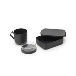 Brabantia Make En Take Lunchset 2 Delig Dark Grey 8 Brabantia Make En Take Lunchset 2 Delig Dark Grey -Philips Verkoop 102 6665 2 1 1