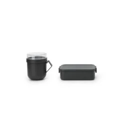 Brabantia Make En Take Lunchset 2 Delig Dark Grey 9 Brabantia Make En Take Lunchset 2 Delig Dark Grey -Philips Verkoop 102 6665 3 1 1