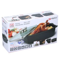 Alpina Braadslee 5.5L 39.5x22.5x10.8c -Philips Verkoop 102 6918 3