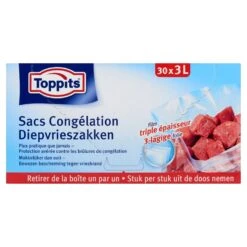 Toppits Diepvrieszakjes 3 Liter 30 Stuks