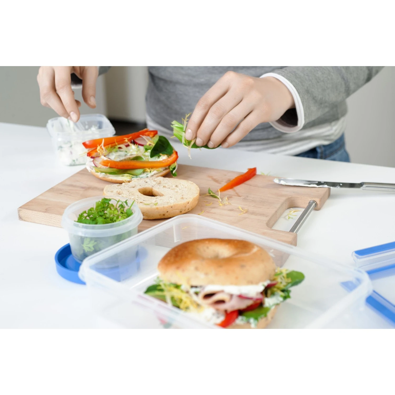 Tefal Fresh Vershouddoos 100% Lekvrij - Inhoud0,85L - Vierkant 7 Tefal Fresh Vershouddoos 100% Lekvrij - Inhoud0,85L - Vierkant - Afbeelding 5