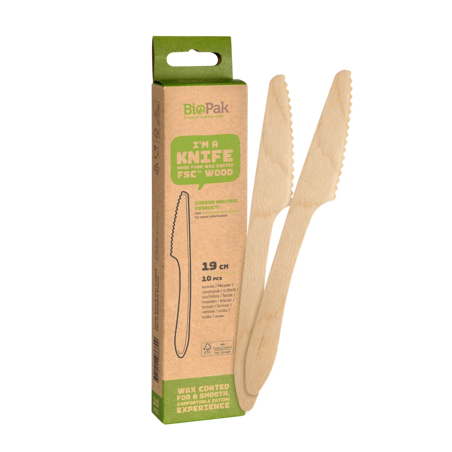 Messen 10 Stuks Hout 3 Messen 10 Stuks Hout