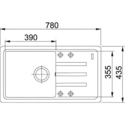 Franke Sets - Keukenset G122, Fragraniet Spoelbak BSG 611-78/39 + Keukenkraan FC 9547.424, Kasjmier 114.0510.453 -Philips Verkoop 13b05216b55b738d73c2b643