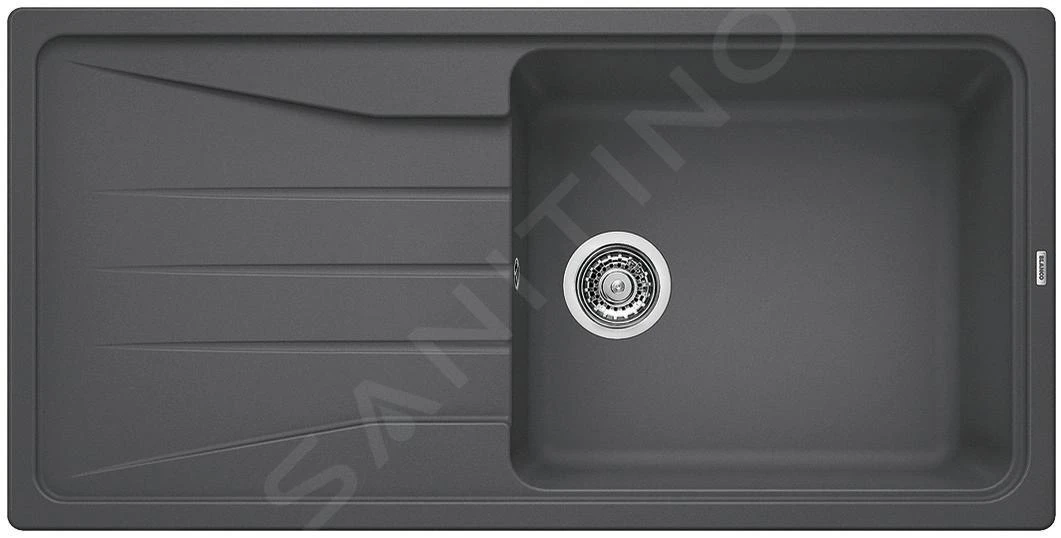 Blanco Sona XL 6 - Silgranit Spoelbak, 1000x500 Mm, Gray Rock 519690 3 Blanco Sona XL 6 - Silgranit Spoelbak, 1000x500 Mm, Gray Rock 519690