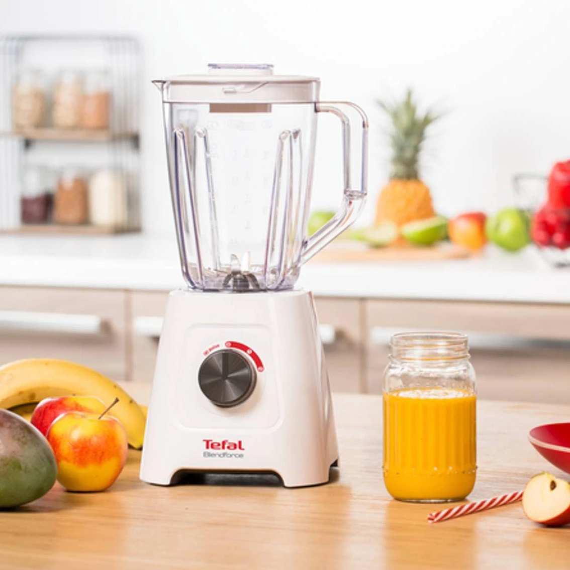 Tefal Blender Blendforce II Plastic Wit 6 Tefal Blender Blendforce II Plastic Wit - Afbeelding 4