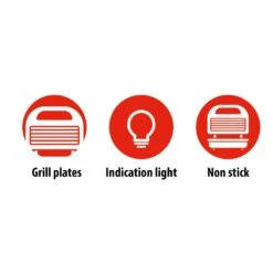 Alpina Contactgrill 750W 16 Alpina Contactgrill 750W -Philips Verkoop 209 6779 8 1