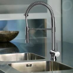 Paffoni Stick - Keukenkraan Met Flexibele Arm, Chroom SK179CR -Philips Verkoop 20934aa620e6a903458cf8a4