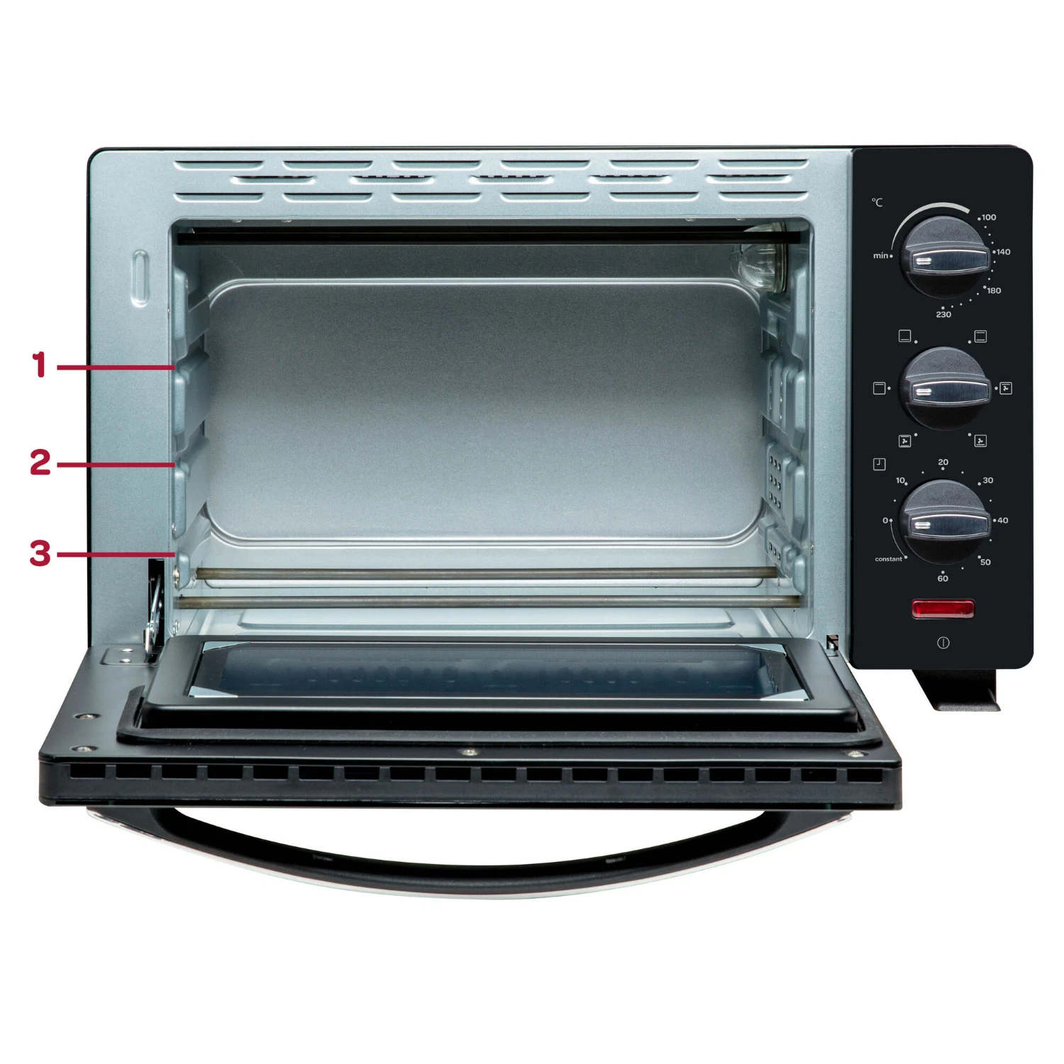Inventum Oven OV207B 20 L 1380W Zwart 8 Inventum Oven OV207B 20 L 1380W Zwart - Afbeelding 6