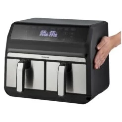 Inventum Hetelucht Friteuse Dubbel 2x 4 L Rvs/ Zwart 1700W 8 Inventum Hetelucht Friteuse Dubbel 2x 4 L Rvs/ Zwart 1700W -Philips Verkoop 210 4299 3 1