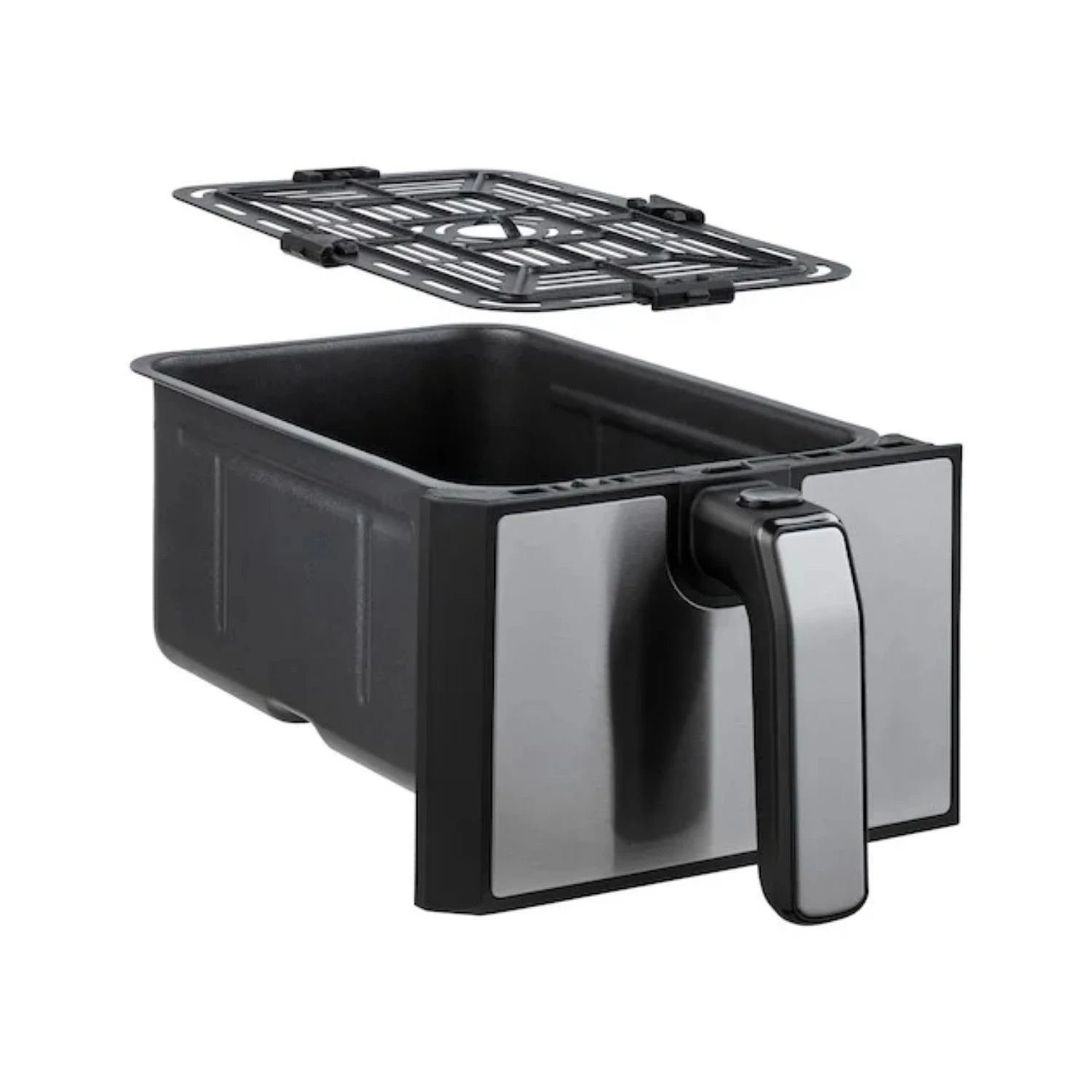 Inventum Hetelucht Friteuse Dubbel 2x 4 L Rvs/ Zwart 1700W 6 Inventum Hetelucht Friteuse Dubbel 2x 4 L Rvs/ Zwart 1700W - Afbeelding 4