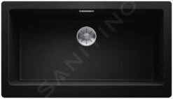 Blanco Vintera XL 9 - Silgranit Spoelbak, 896x510 Mm, Zwart 526110
