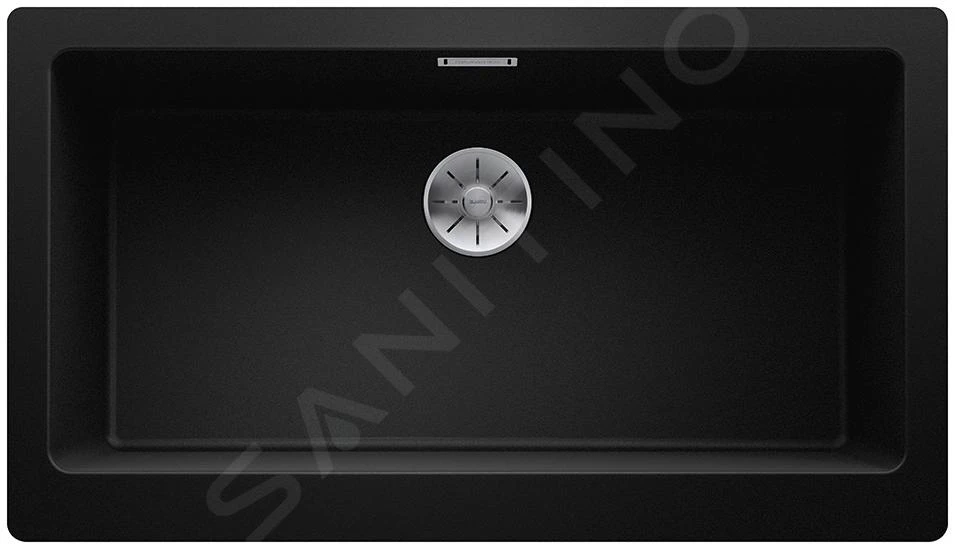 Blanco Vintera XL 9 - Silgranit Spoelbak, 896x510 Mm, Zwart 526110 3 Blanco Vintera XL 9 - Silgranit Spoelbak, 896x510 Mm, Zwart 526110