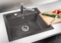 Blanco Dalago 6 - Silgranit Spoelbak, 615x510 Mm, Draaiknopbediening, Rock Grey 518850 -Philips Verkoop 60475521a258c8e6eb5027b1