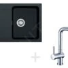 Franke Sets - Spoelbakset T31, Tectonite Spoelbak OID 611-78, Zwart + Keukenkraan Samoa, Chroom 114.0366.061 -Philips Verkoop 6cb3b7c141d709de0ae1df98