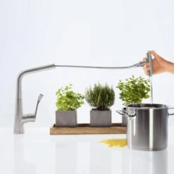 Hansgrohe Metris Select - Keukenkraan 240 Met Uittrekbare Vuistdouche, RVS Look 14857800 -Philips Verkoop 8101c48a1d5b36c973da5155