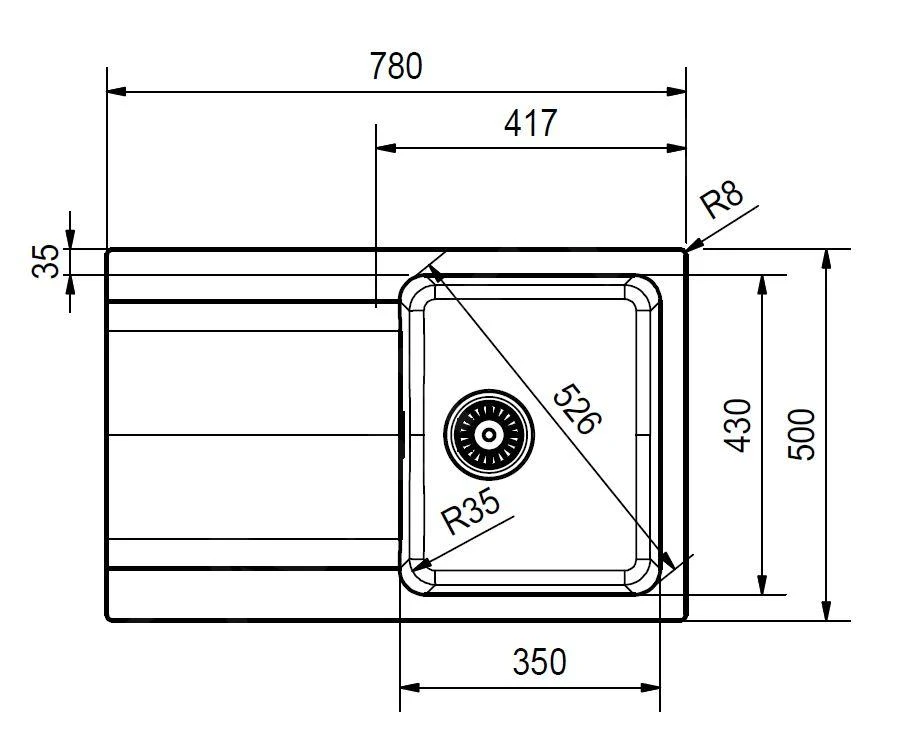 Franke Sirius 2.0 - Tectonite Spoelbak S2D 611-78, 780x500 Mm, Beige 143.0670.896 4 Franke Sirius 2.0 - Tectonite Spoelbak S2D 611-78, 780x500 Mm, Beige 143.0670.896 - Afbeelding 2