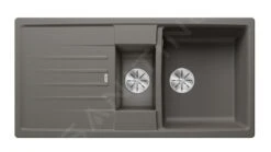 Blanco Lexa 6 - Silgranit Spoelbak, 1000x500 Mm, Met Afvoerbediening En Toebehoren, InFino, Grijs 527278