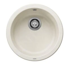 Blanco Rondo - Silgranit Spoelbak, Diameter 450 Mm, Zacht Wit 527057