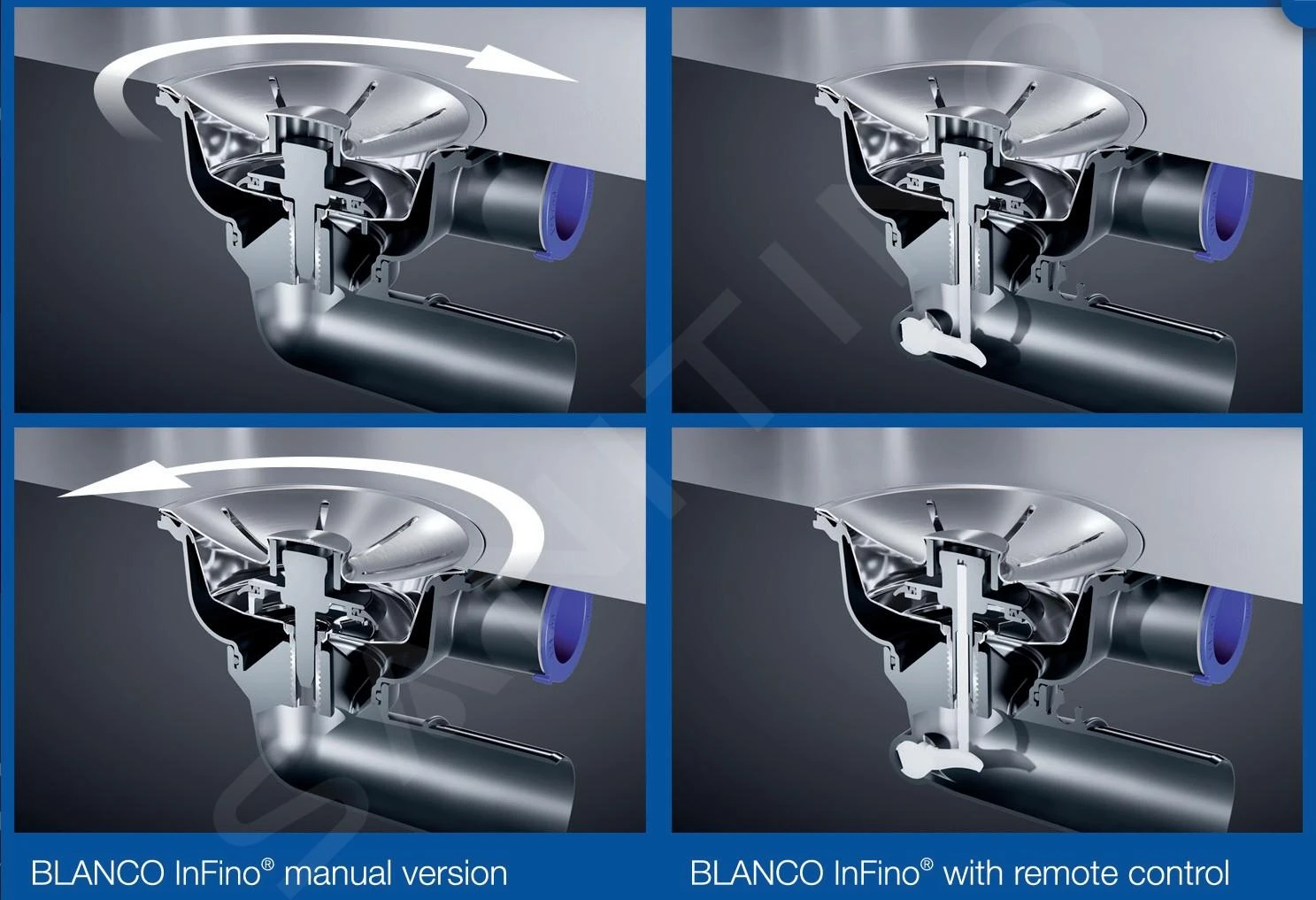 Blanco Zenar XL 6 - Silgranit Spoelbak, 1000x510 Mm, Met Draaiknopbediening, Antraciet 523994 6 Blanco Zenar XL 6 - Silgranit Spoelbak, 1000x510 Mm, Met Draaiknopbediening, Antraciet 523994 - Afbeelding 4