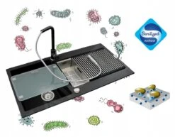 Franke Sets - Set G220, Fragraniet Spoelbak CNG 611-62 TL/7 En Keukenkraan Samoa, Onyx/chroom 114.0650.747 -Philips Verkoop PHOTO 125