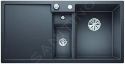 Blanco Collectis 6 - Silgranit Spoelbak, 1000x510 Mm, Met Draaiknopbediening En Accessoires, Gray Rock 523345