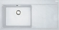Voorkant 50 Franke Mythos - MTG 611/2 Fragranit Spoelbak, 1000x515 Mm, Glacier 114.0150.003
