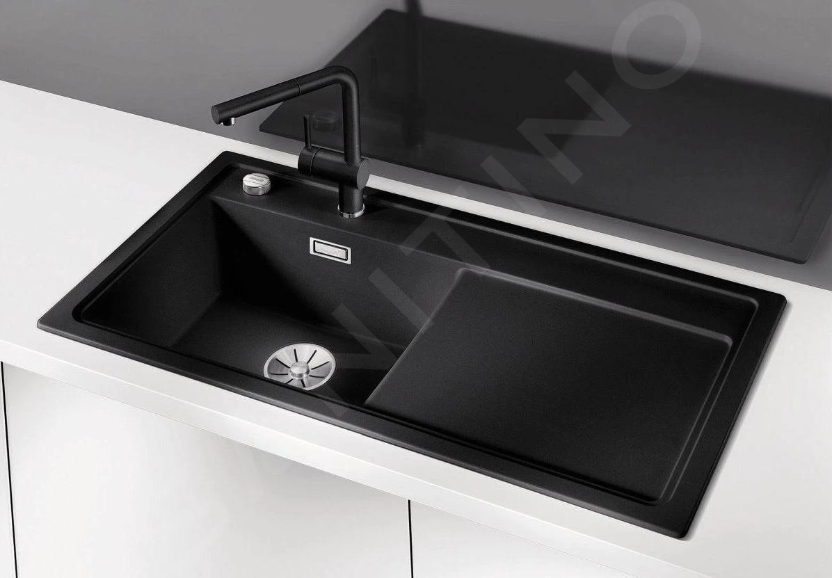 Blanco Zenar XL 6 - Silgranit Spoelbak, 1000x510 Mm, Met Draaiknopbediening, Antraciet 523994 5 Blanco Zenar XL 6 - Silgranit Spoelbak, 1000x510 Mm, Met Draaiknopbediening, Antraciet 523994 - Afbeelding 3