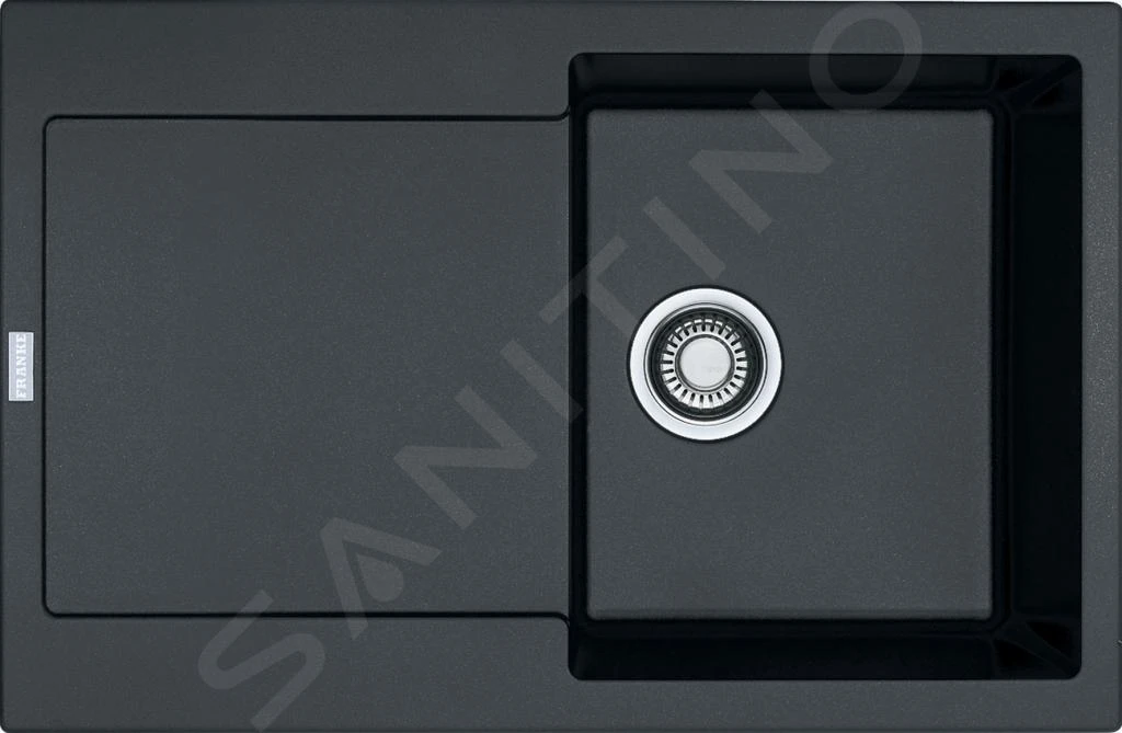 Franke Maris - MRG 611 Fragraniet Spoelbak, 780x500 Mm, Onyx 114.0284.833 3 Franke Maris - MRG 611 Fragraniet Spoelbak, 780x500 Mm, Onyx 114.0284.833