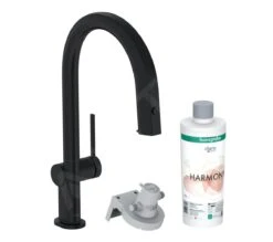 Hansgrohe Aqittura M91 - Keukenmengkraan Met Uittrekbare Uitloop En Filterfunctie, SBox, Mat Zwart 76800670