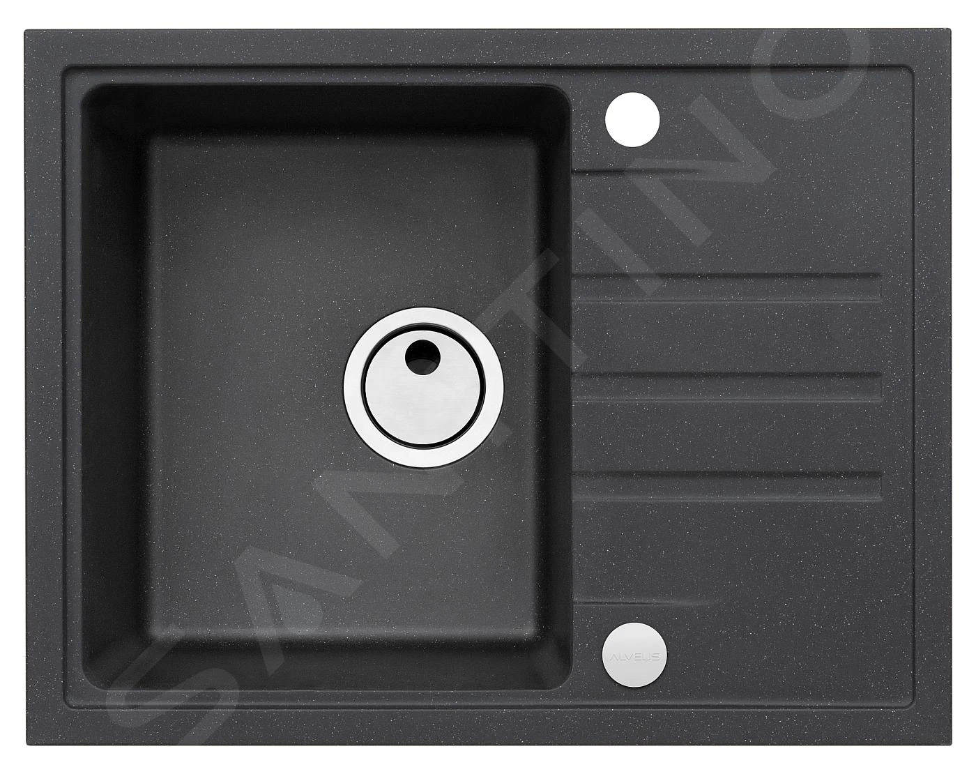 Alveus Sets - Set Spoelbak Intermezzo 30 En Keukenkraan Tonia, Carbon SETA361 5 Alveus Sets - Set Spoelbak Intermezzo 30 En Keukenkraan Tonia, Carbon SETA361 - Afbeelding 3