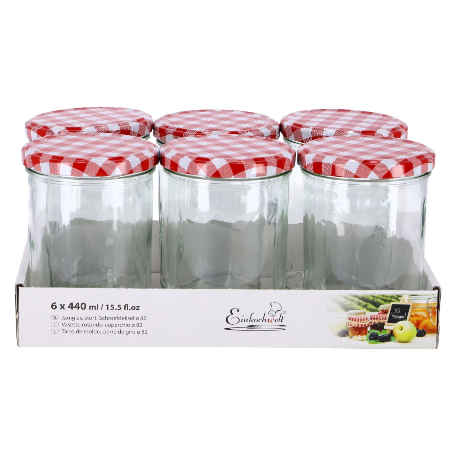 Weck Potjes 6 Stuks 44 Cl 7 Weck Potjes 6 Stuks 44 Cl - Afbeelding 5