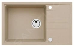 Alveus Intermezzo - Granieten Spoelbak 780x480 Mm, Beige 1117048
