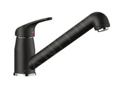 Voorkant 46 Blanco Daras S - Keukenraan Met Uittrekbare Sproeikop, Zwart 526153