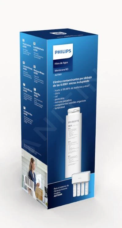 Philips Toebehoren - Vervanging RO Filter Voor Waterfiltratie Onder De Spoelbak AUT861/10 4 Philips Toebehoren - Vervanging RO Filter Voor Waterfiltratie Onder De Spoelbak AUT861/10 - Afbeelding 2