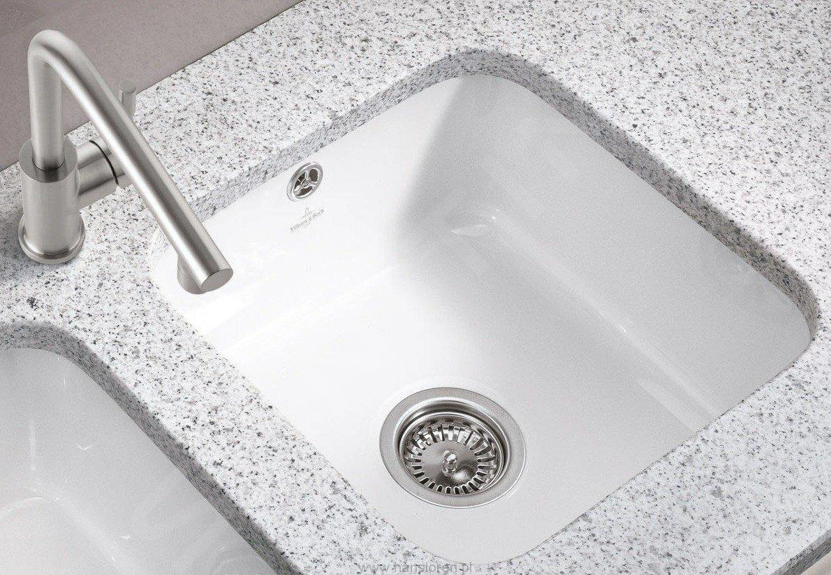 Villeroy & Boch Spoelbakken - Keramische Spoelbak 445x445 Mm Incl. Afvoergarnituur, CeramicPlus, Alpine Wit 670301R1 5 Villeroy & Boch Spoelbakken - Keramische Spoelbak 445x445 Mm Incl. Afvoergarnituur, CeramicPlus, Alpine Wit 670301R1 - Afbeelding 3