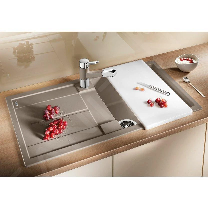 Blanco Metra 5 - Silgranit Spoelbak, 860x500 Mm, Rock Grey 518872 5 Blanco Metra 5 - Silgranit Spoelbak, 860x500 Mm, Rock Grey 518872 - Afbeelding 3